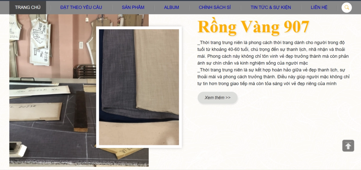 Shop nam trung niên